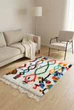 Colorful Berber rug 102 x 169 cm - No. 2406