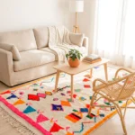 Colorful Berber rug 149 x 274 cm - no. 2131