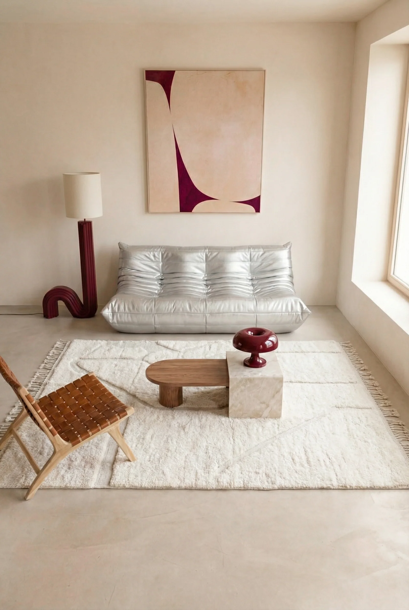 Tapis_berbere_salon_Tamazi-1098 M'rirt rug 252 x 373 cm - n°1806 - Image 1